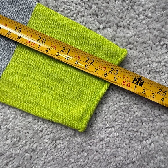 JCPenney New Cashmere blend Vibrant Striped Turtleneck Sweater Sz PL - Picture 8 of 9